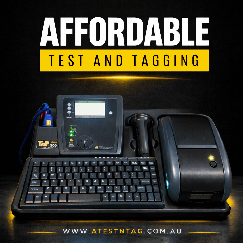PAT testing machine used by Affordable Test and Tagging, Sunshine Coast